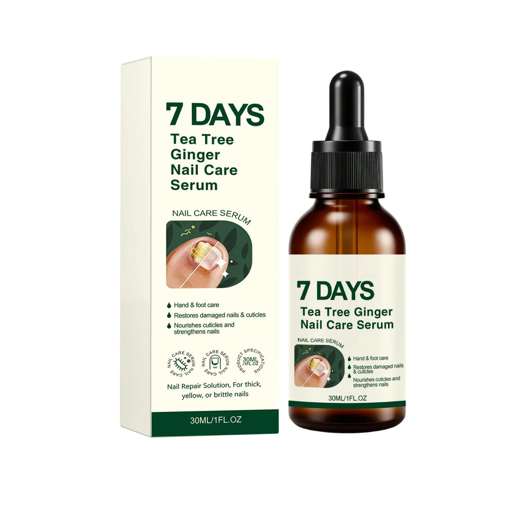Tea Tree Ginger Nail Serum – Cuticle & Nail Care 30ml
