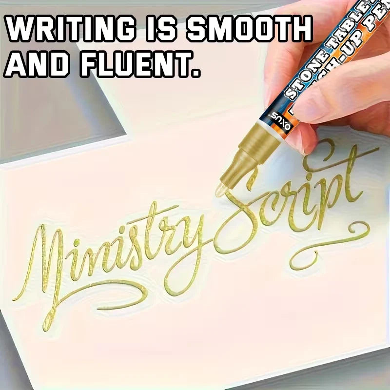 Gold Plated Marker Pen for Tombstone Inscriptions – No Fade