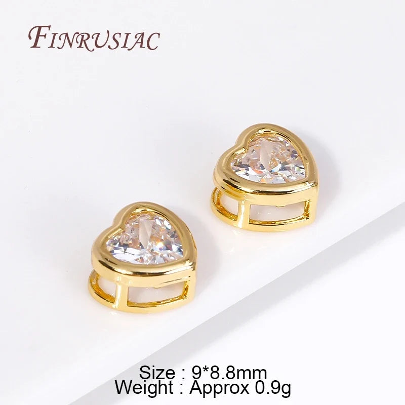 18K Gold Plated Zircon Spacer Beads – DIY Jewelry Findings