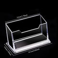 5-Pack Acrylic Desktop Card Holders – Creative Desk Storage