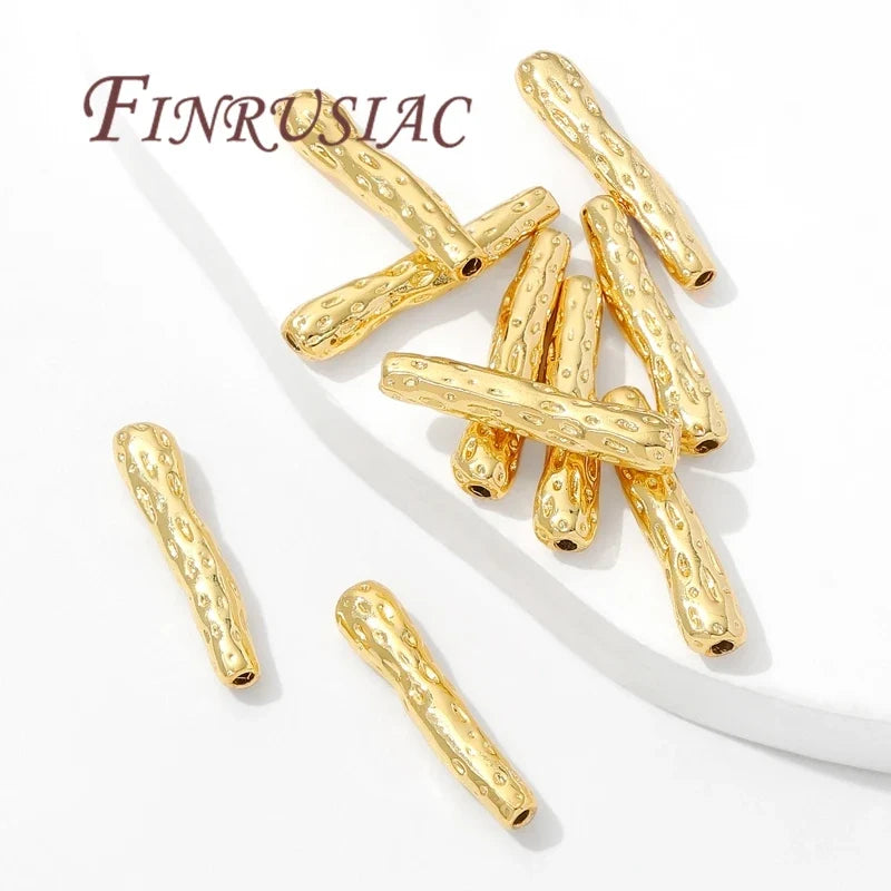 Baroque 18K Gold Plated Spacer Beads | DIY Jewelry Making