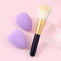 3-Piece Makeup Set: Blush Brush + 2 Water Drop Sponges