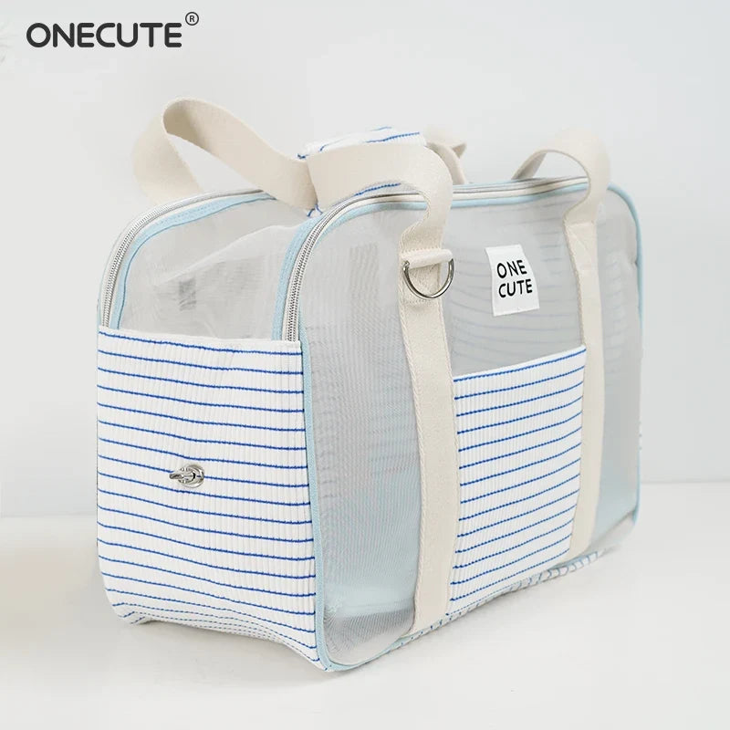 Transparent Window Pet Carrier Bag – Small Dogs & Cats Travel