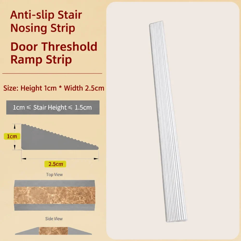 1M Silicone Threshold Ramp Strip – Self-Adhesive Anti-Slip