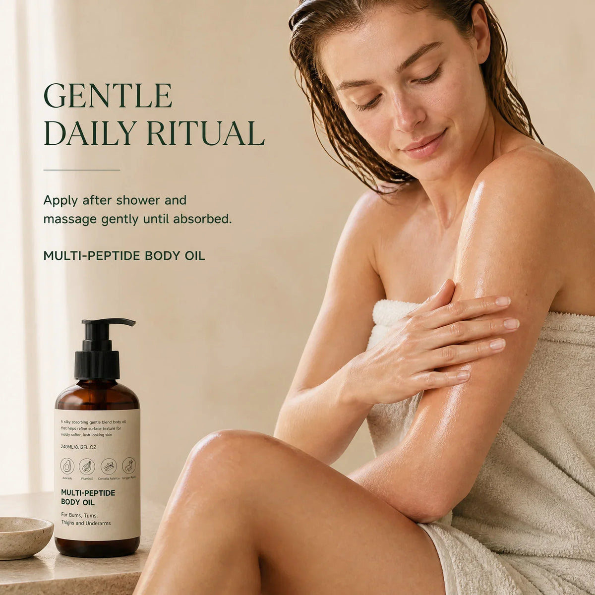 240ml Nixie Body Massage Oil – Moisturizing & Non-Greasy