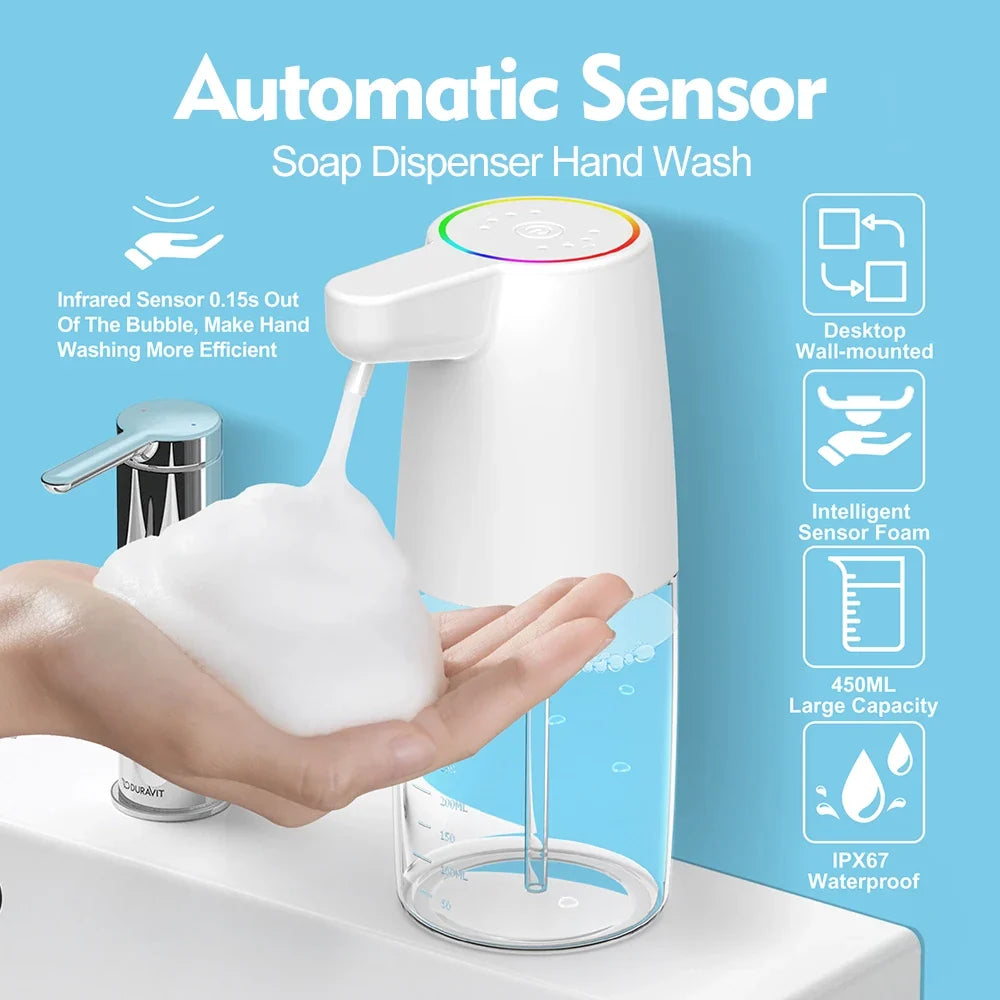 Automatic Foaming Soap Dispenser 450ml – Touchless Sensor