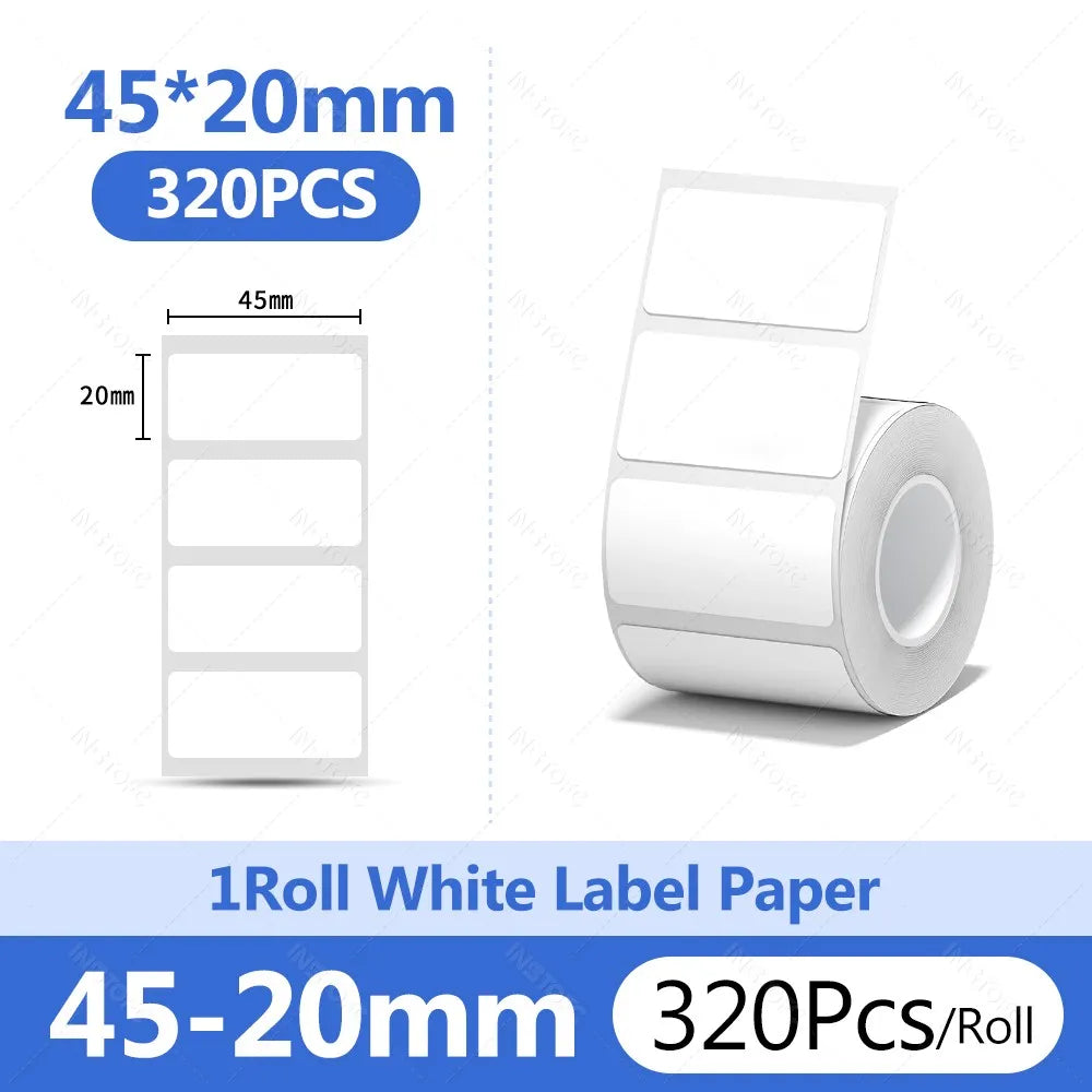 Niimbot Thermal Label Paper Round White 20-50mm | B1 B21 B203