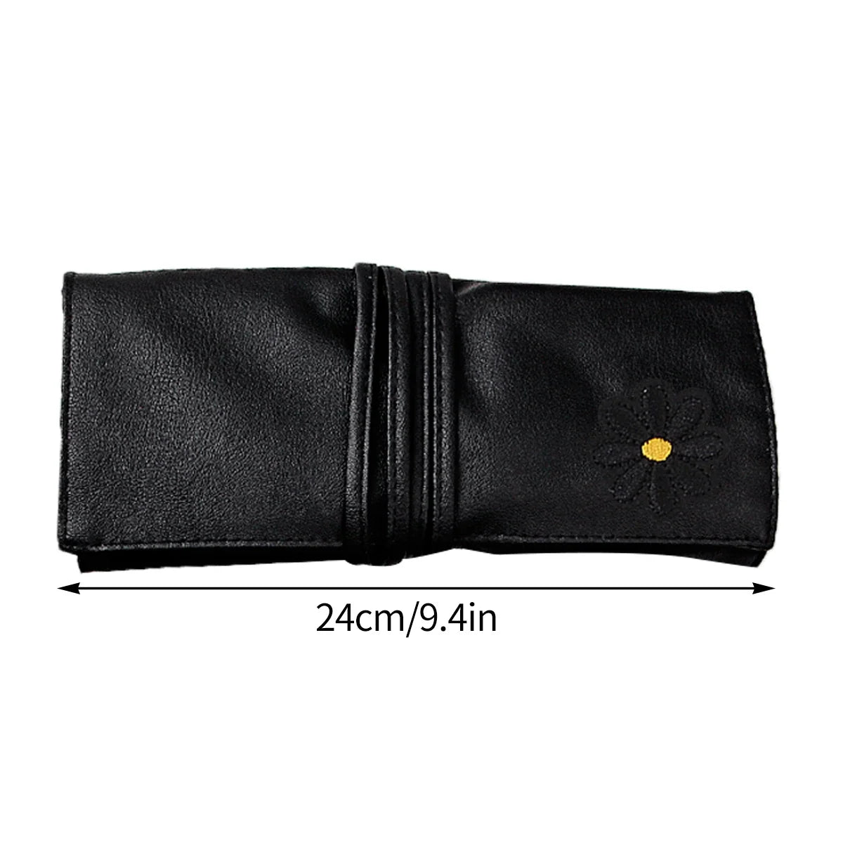Makeup Brush Holder Bag – 12-Slot Portable PU Storage Case