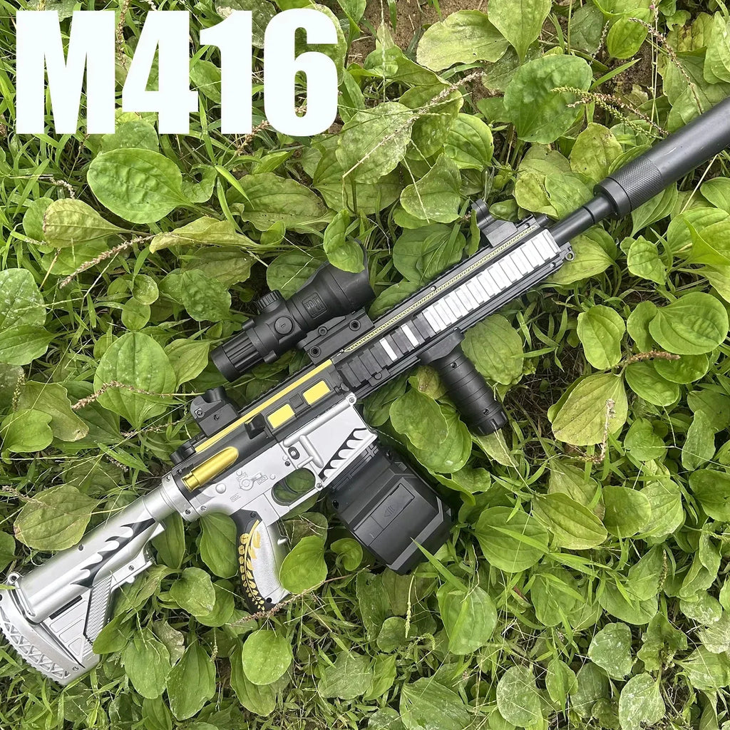M416 Manual Gel Ball Toy Blaster – Outdoor Gift for Boys 14+