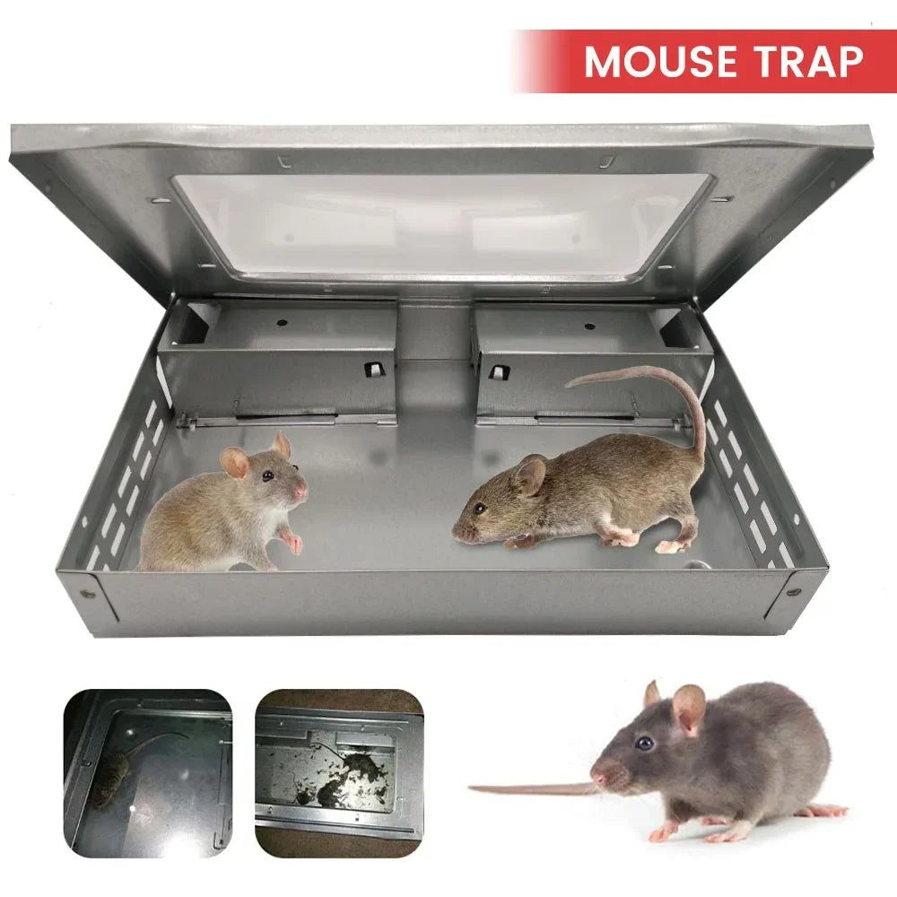 Reusable Mouse Catcher Trap with Protective Cover | Rodent Control