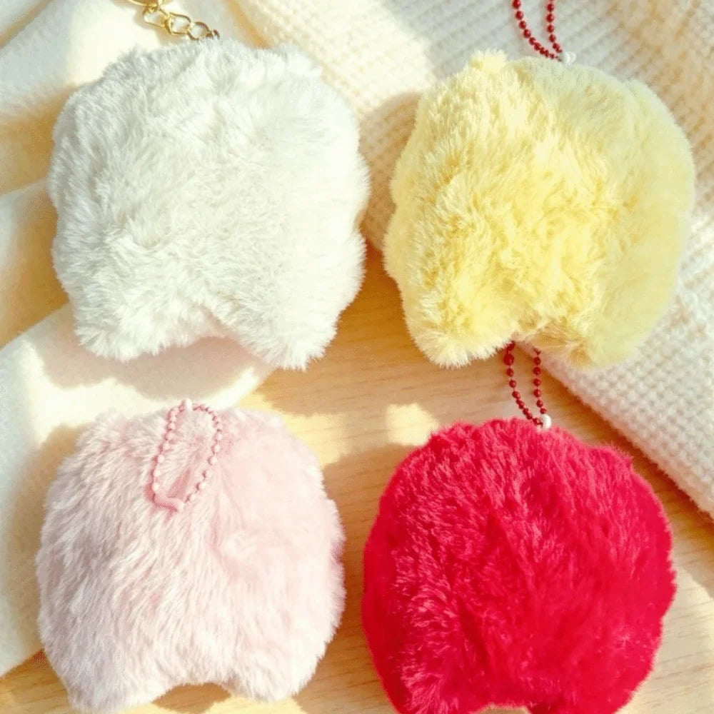 Squeaky Sheep Plush Keychain – Soft Lamb Pendant Ornament