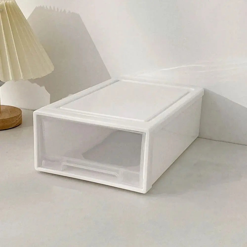 Stackable Plastic Drawer Storage Box – Visible Desktop Organizer