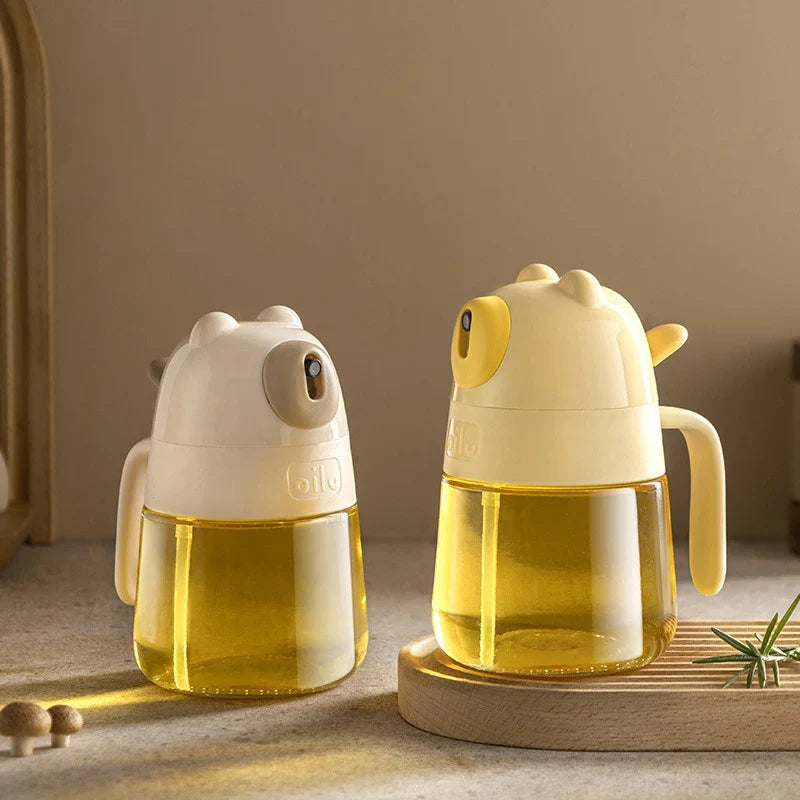 Glass Press-Spray Oil Dispenser Bottle – BBQ, Baking & Kitchen