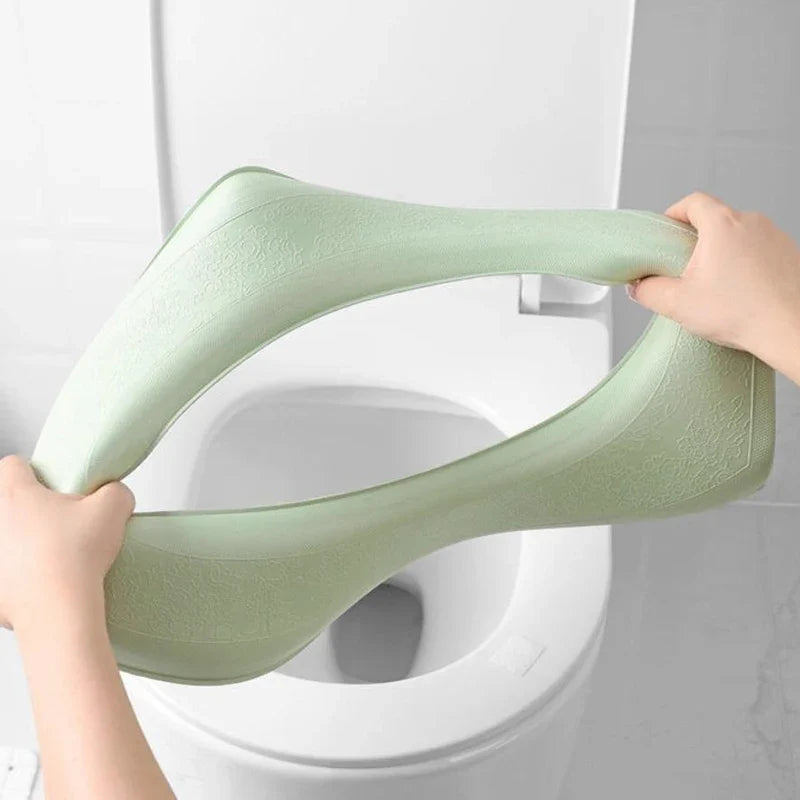 Waterproof Soft Foam Toilet Seat Cover Cushion – Washable O-Shape