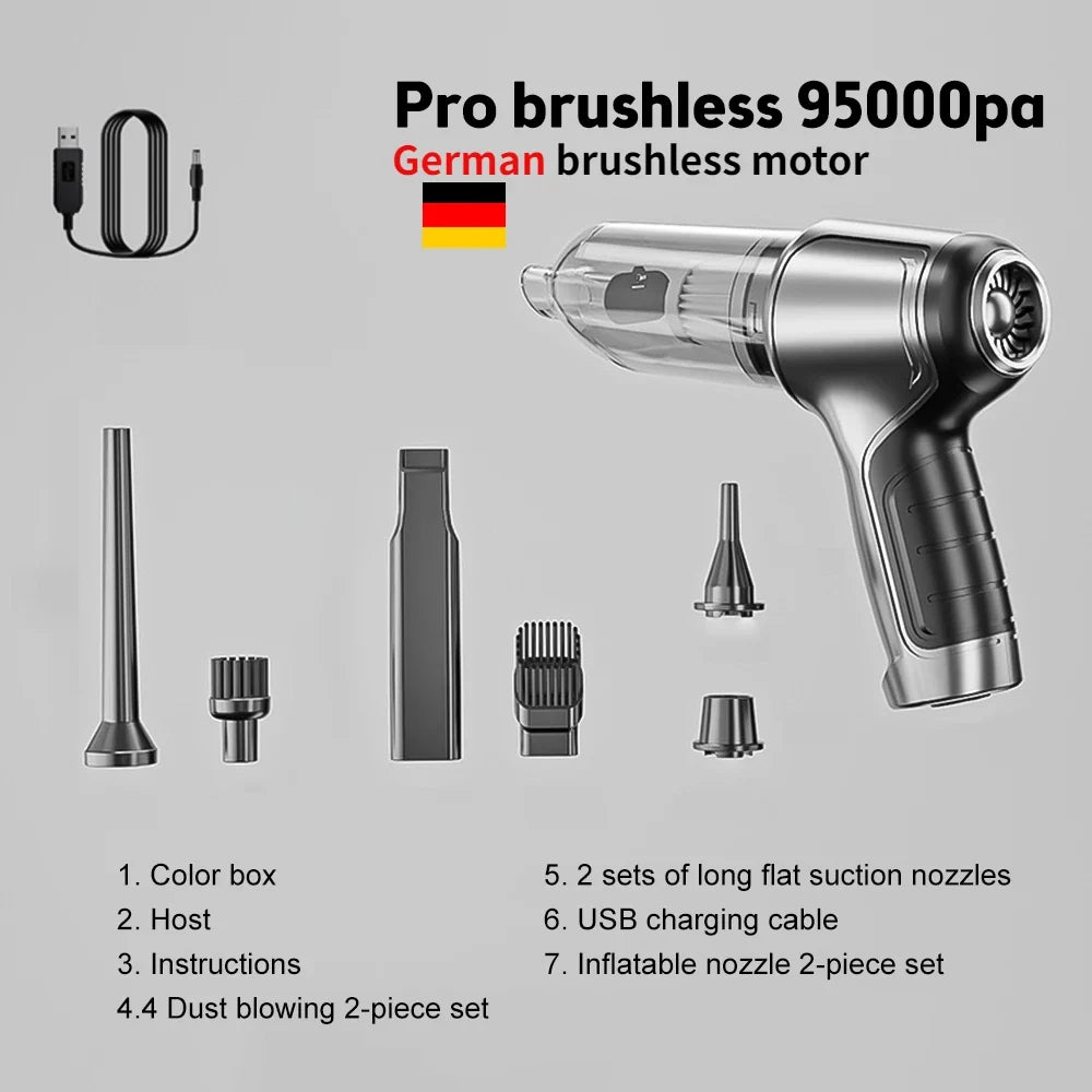 SUITU 120W Cordless Handheld Vacuum & Blower – Car & Home