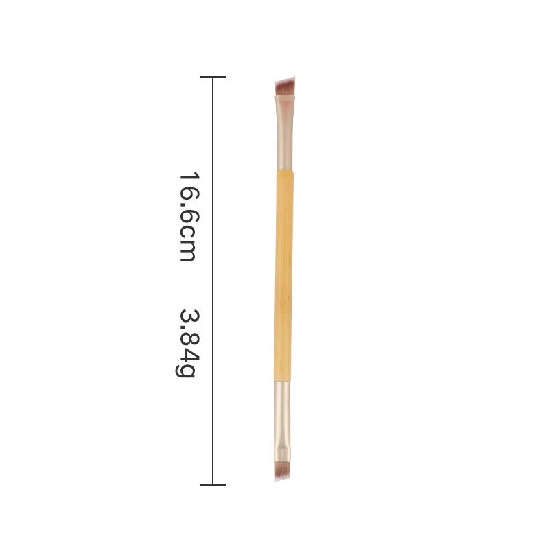 4Pcs Bamboo Handle Makeup Brush Set – Powder, Concealer & Eye