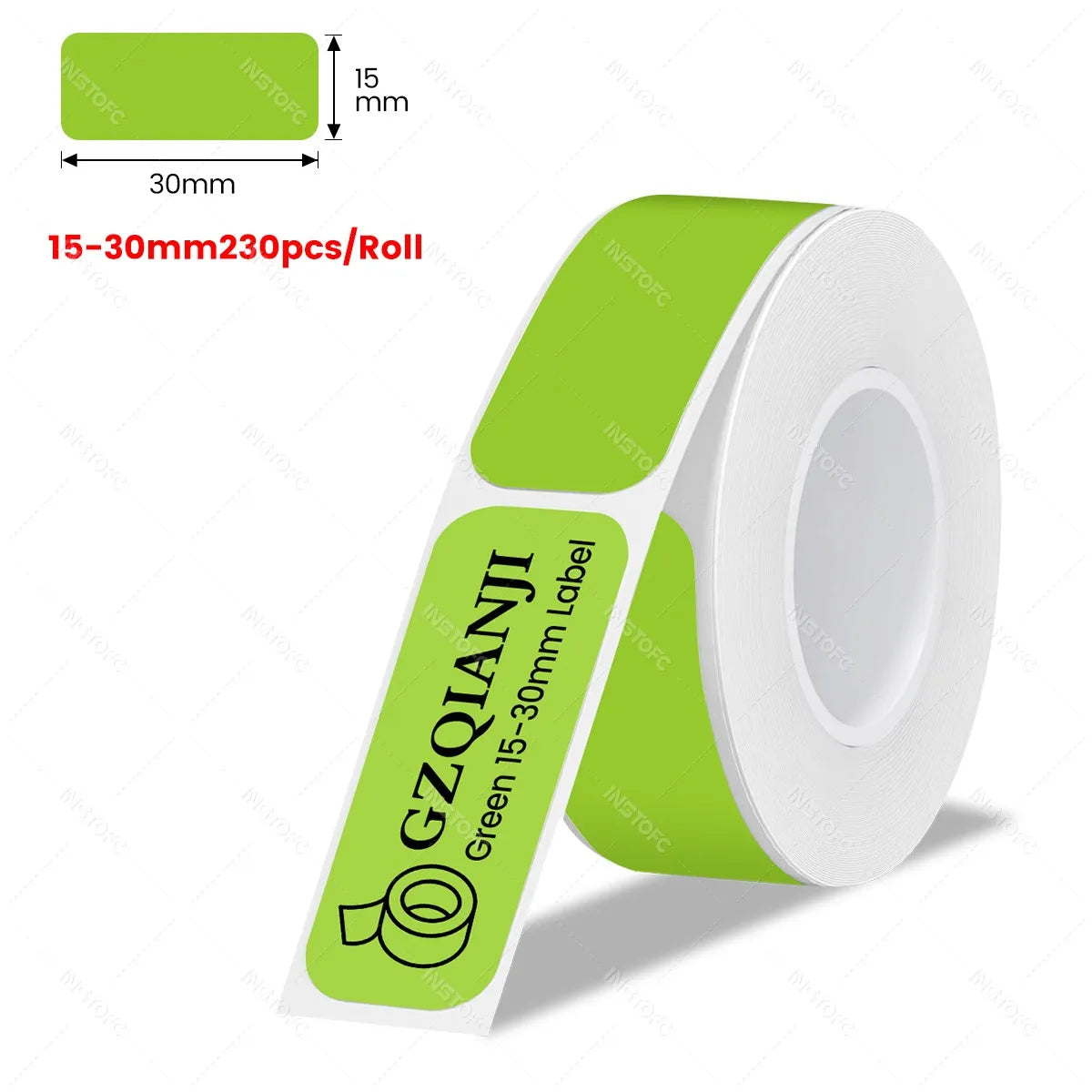 Thermal Label Tape 12–15mm Roll for Marklife P11 P12 DELI Q2 D30