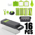 16-Piece Vegetable Chopper Slicer Dicer & Grater Kitchen Set