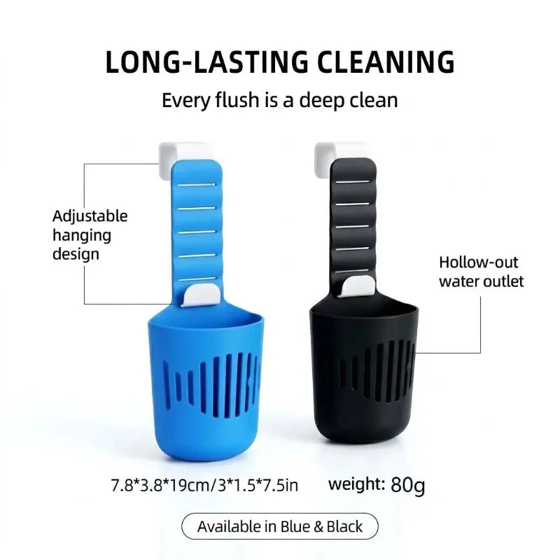 Silicone Toilet Tank Tablet Holder & Bowl Cleaner Hanger