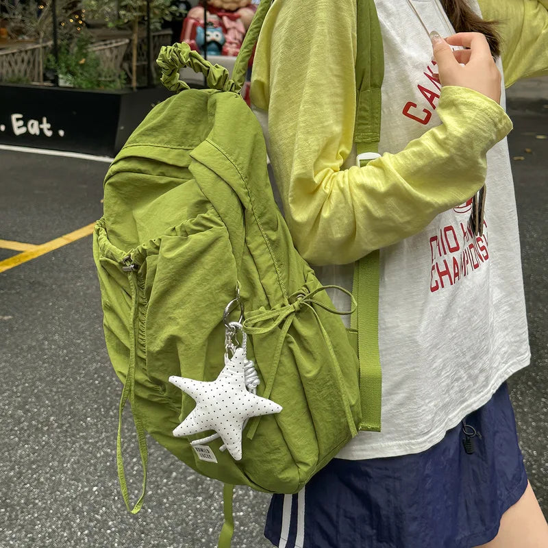Korean Style Campus Backpack – Large Capacity Laptop Bag