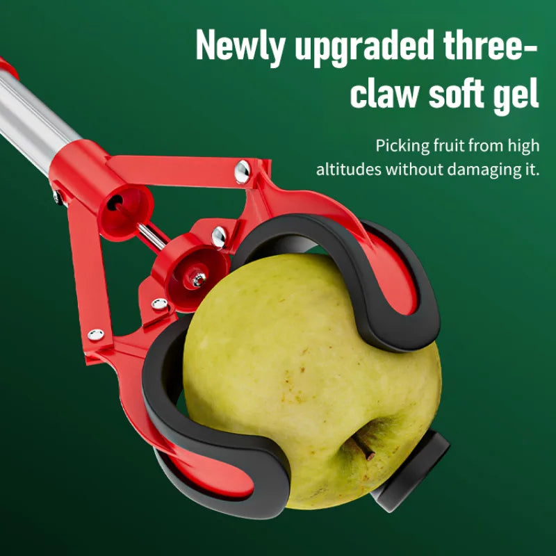 Soft Rubber 3-Claw Fruit Picker – Orchard Harvesting Tool