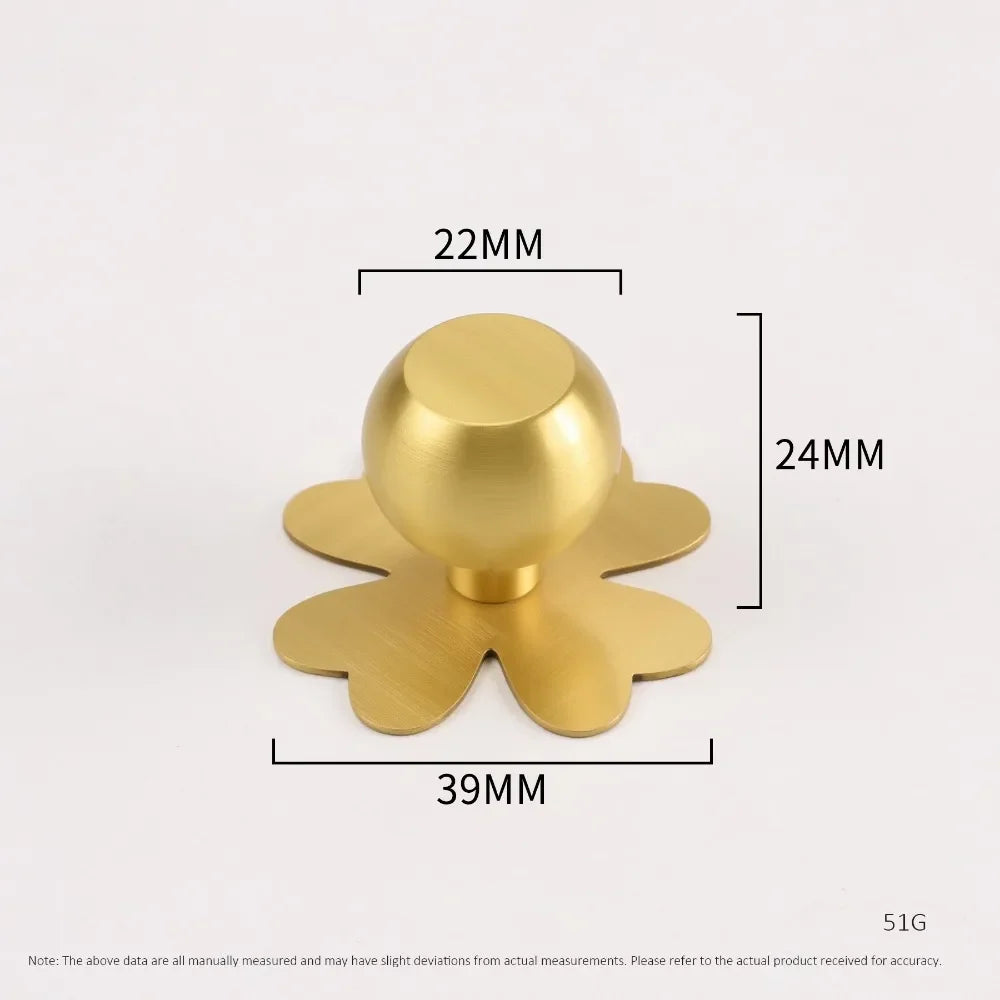 Brass Cabinet Pull with Backplate | Minimalist Gold Drawer Handle