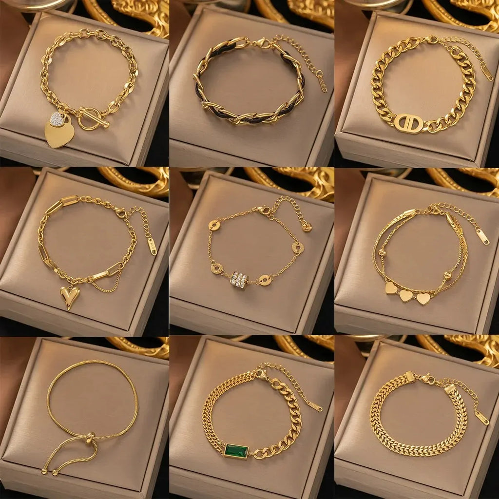Titanium Steel Bracelet for Women – Hypoallergenic & Fade-Resistant