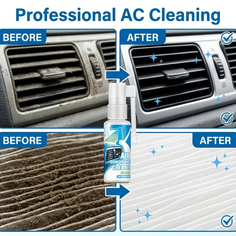 Car AC Cleaner & Polishing Spray – No-Rinse Formula 100ml