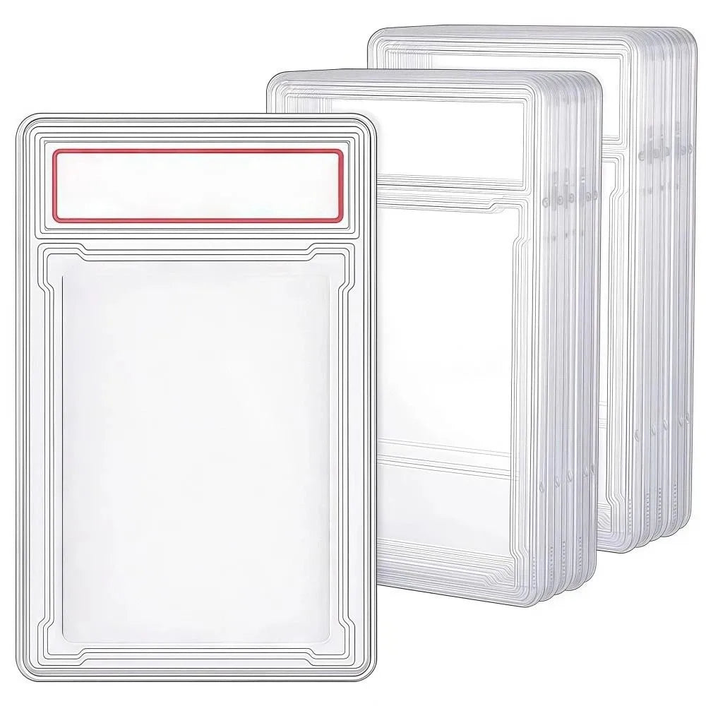 Transparent 35PT Trading Card Case UV Protection Collectible Box