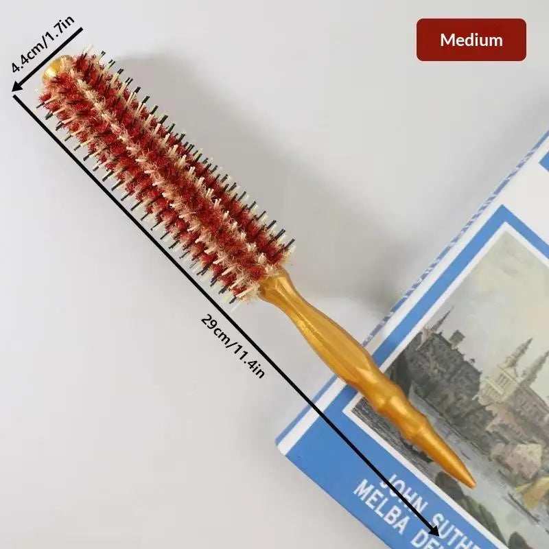 Round Curling Brush Comb for Medium to Long Hair | Nixie
