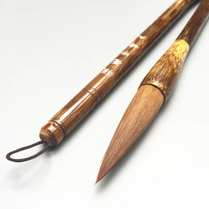 Chinese Calligraphy Brush – Large Weasel Hair Hopper-Shaped Pen