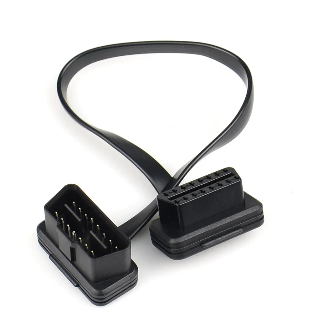 OBD2 16-Pin Flat Extension Cable – 30CM, 60CM & 100CM