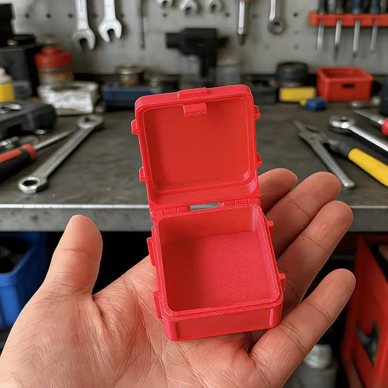 Stackable Hardware Storage Box for Screws, Nuts & Components