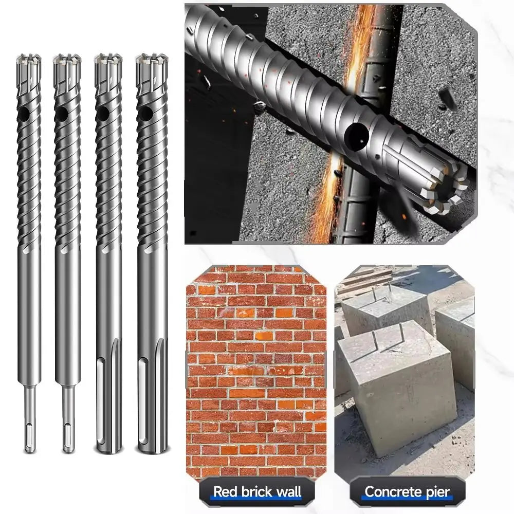 SDS-Plus Carbide Rebar Drill Bit – 8-Blade 303mm