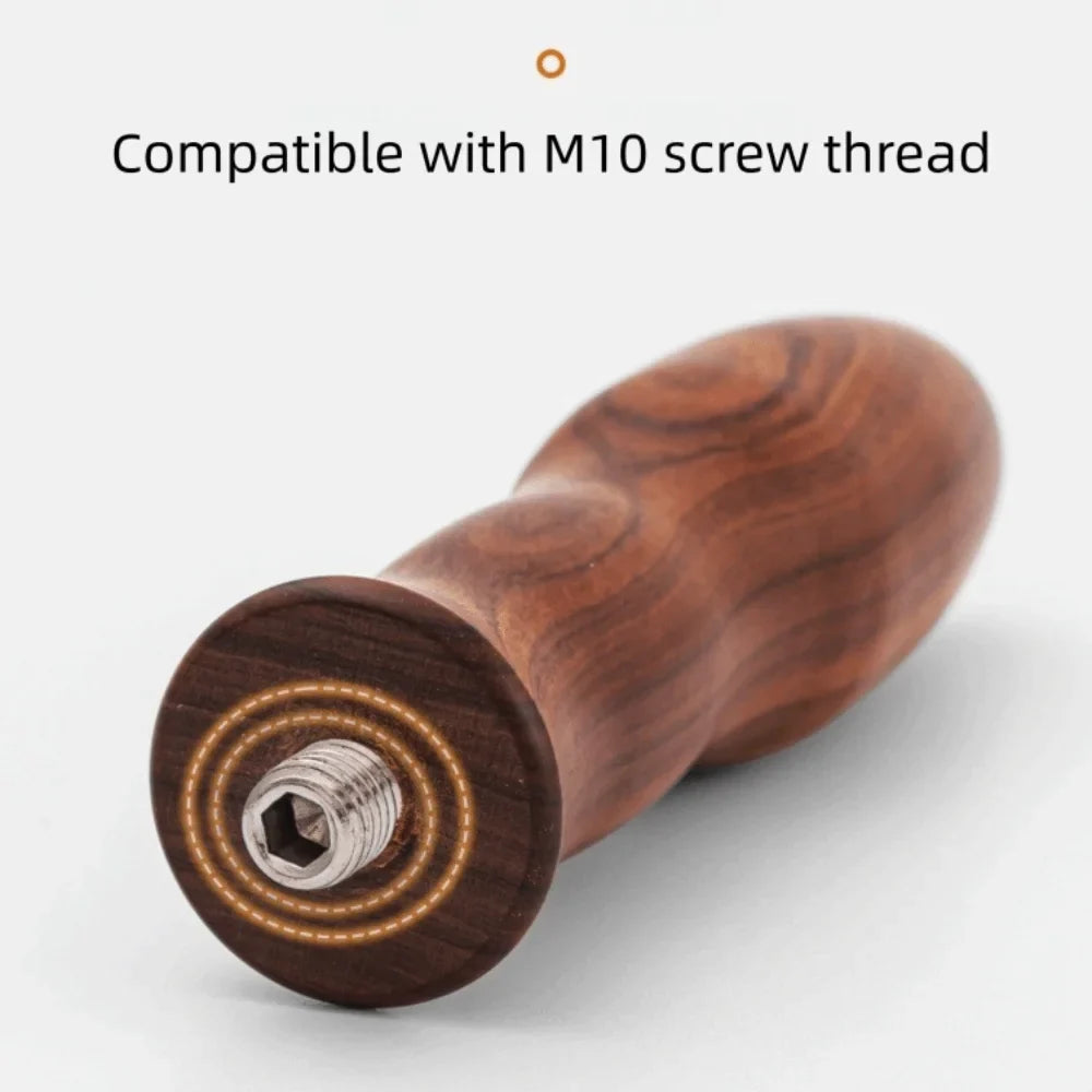 M10 Revolving Solid Wood Portafilter Handle 51/53/58mm