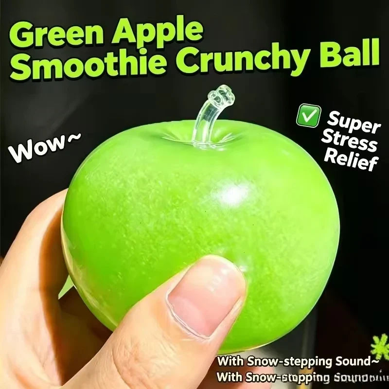 Green Apple Slushie Squishy Fidget Toy – Moldable ASMR Sensory