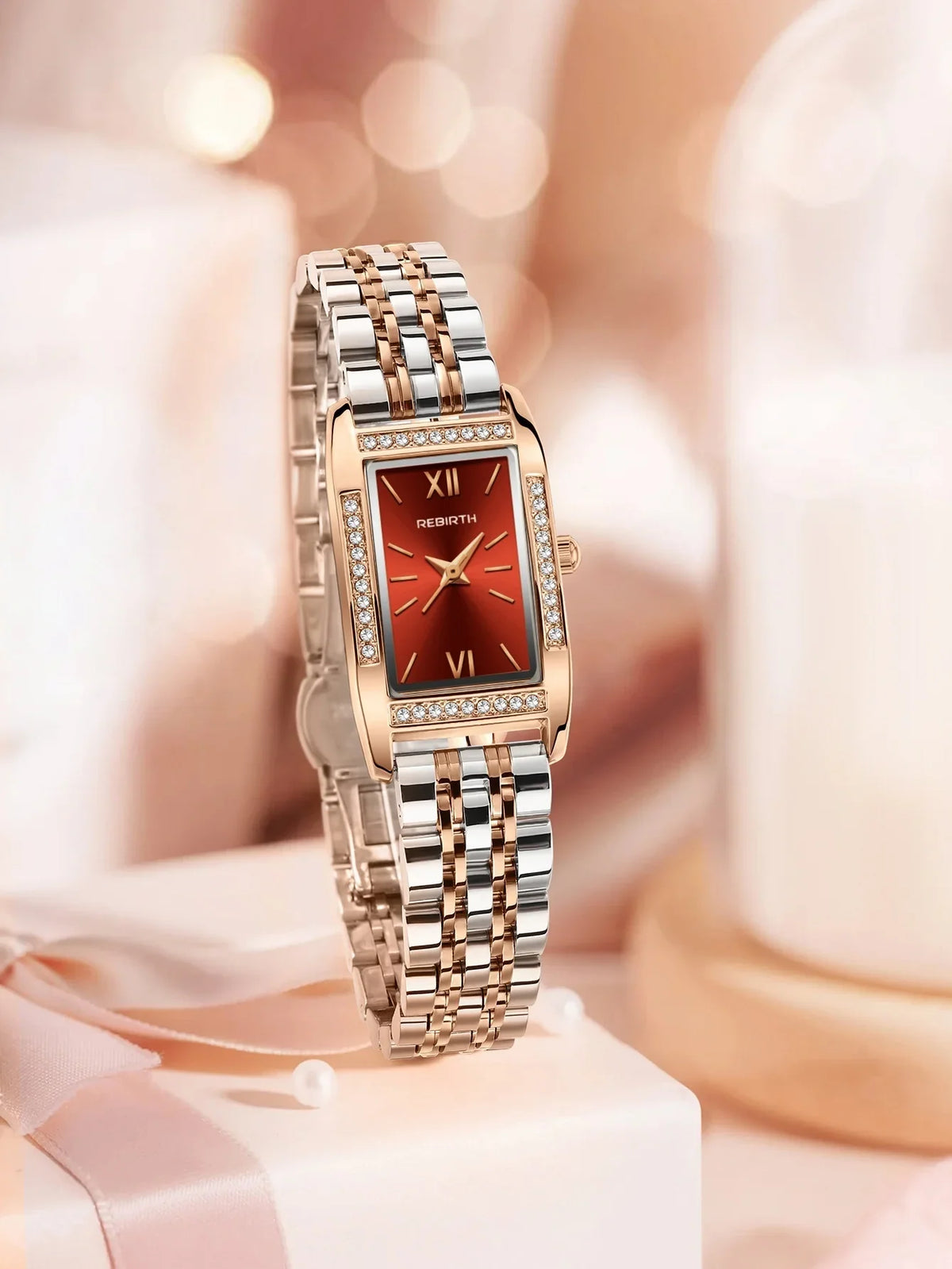 REBIRTH Stainless Steel Casual Quartz Watch – Minimalist