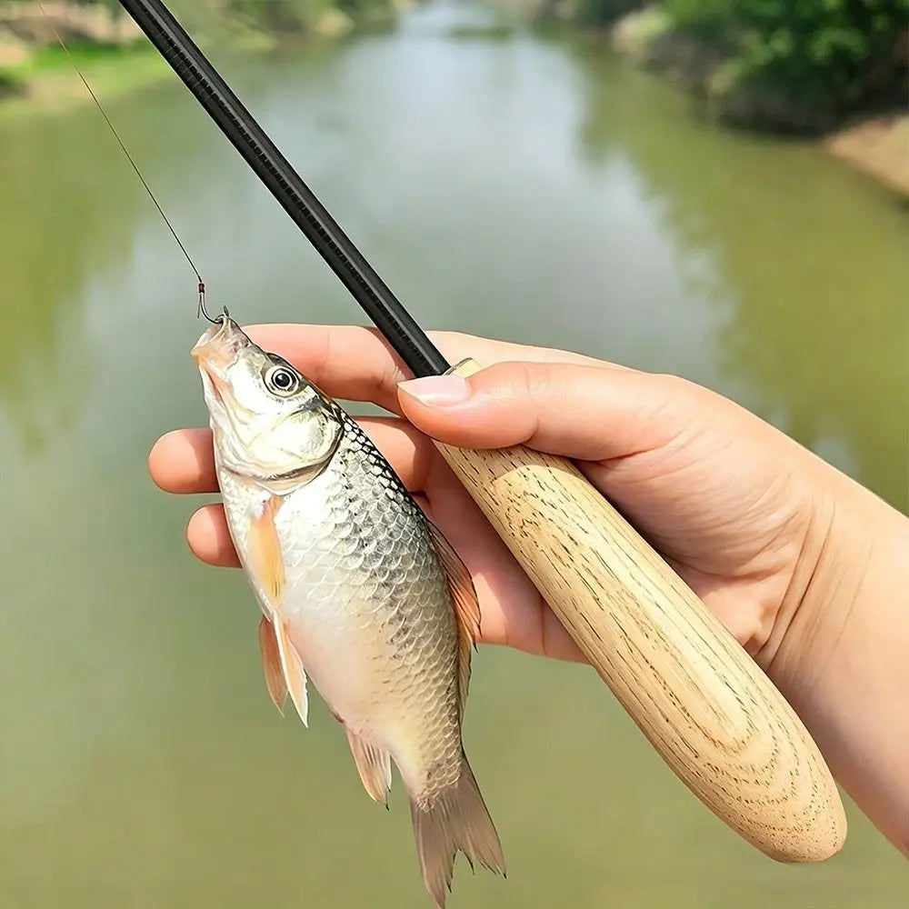 Portable Retractable Fishing Rod 1.2m/2.1m – Beginner Spinning