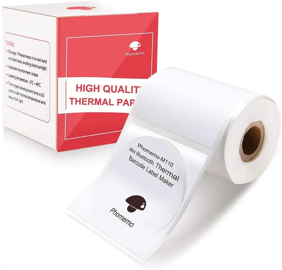 Phomemo M110/M200 Self-Adhesive Thermal Labels 20–50mm