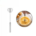 Semi-Automatic Manual Egg Beater Stainless Steel Cream Mixer