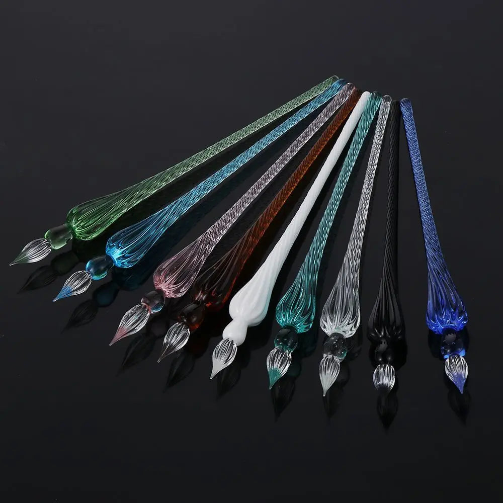 Vintage Glass Dip Pen for Calligraphy, Signature & Art