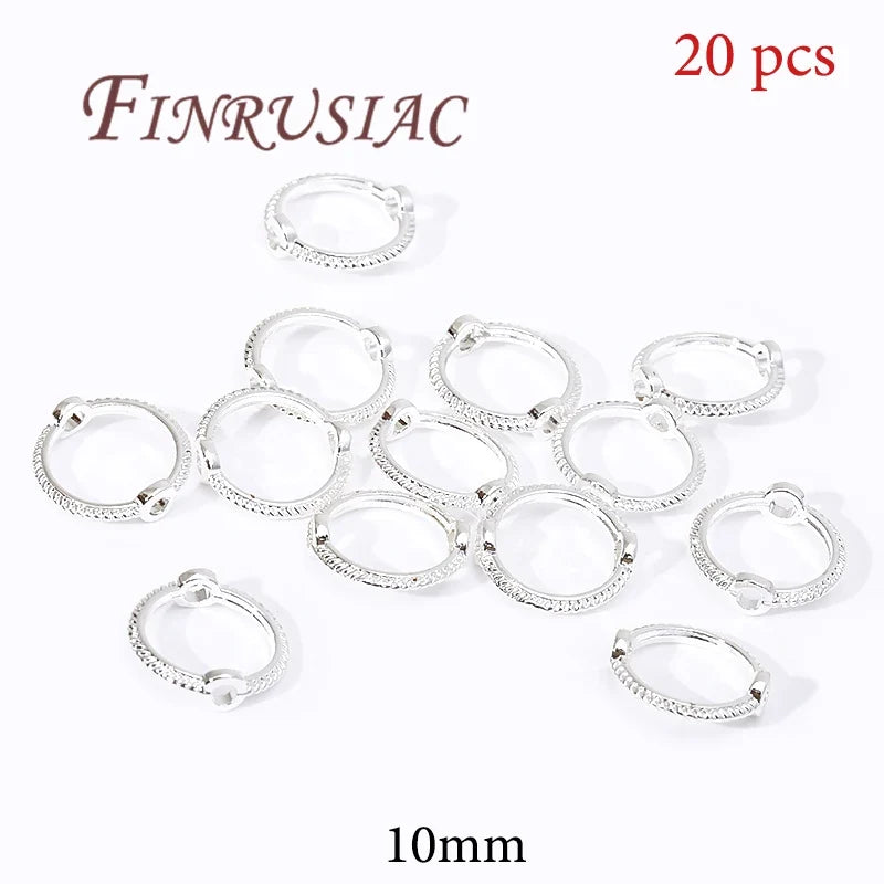 20Pcs 18K Gold Plated Bead Frames | DIY Jewelry Spacers