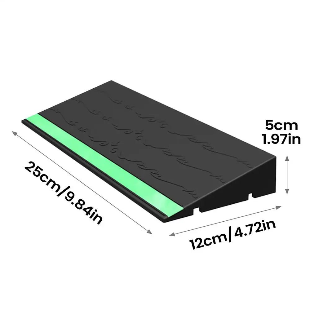Indoor Threshold Ramp with Glow Strip & Anti-Slip Mat