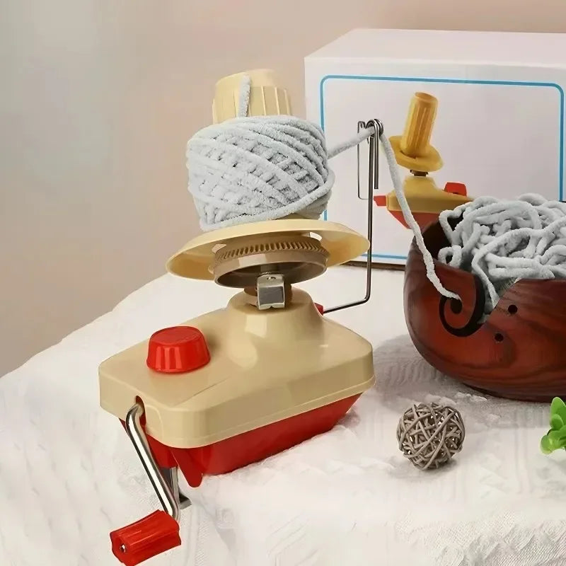 Manual Yarn Ball Winder – Wool Winding & Thread Spool Tool
