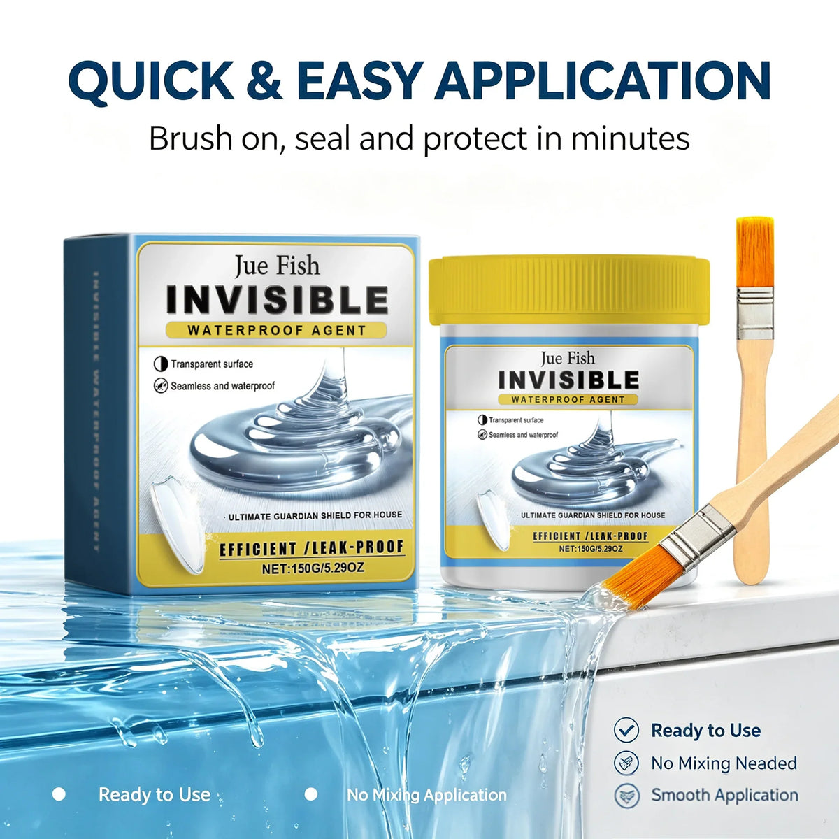 Transparent Waterproof Sealant – Roof, Tile & Concrete Sealer