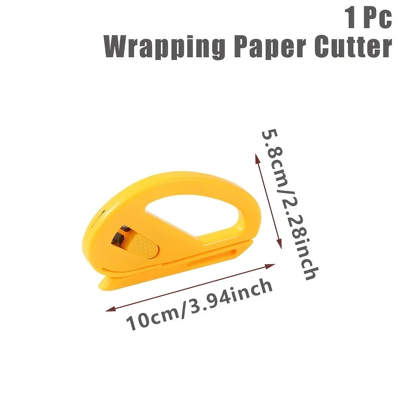 Mini Zinc Alloy Sliding Paper Cutter – Gift Wrap Tool