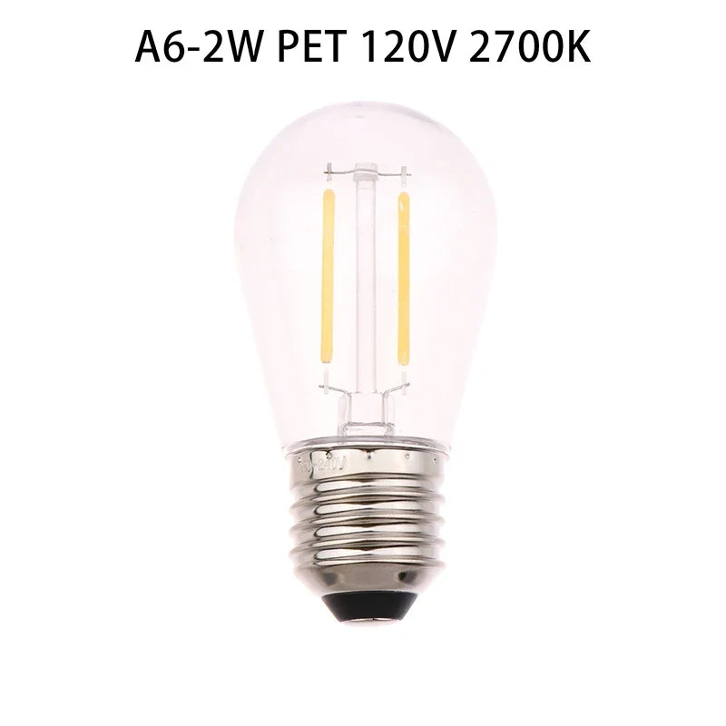 S14 LED Bulb E26/E27 Warm White Shatterproof String Light Bulb