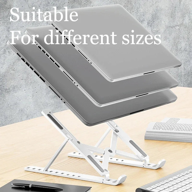 Foldable Adjustable Laptop Stand | ABS Portable Notebook Stand
