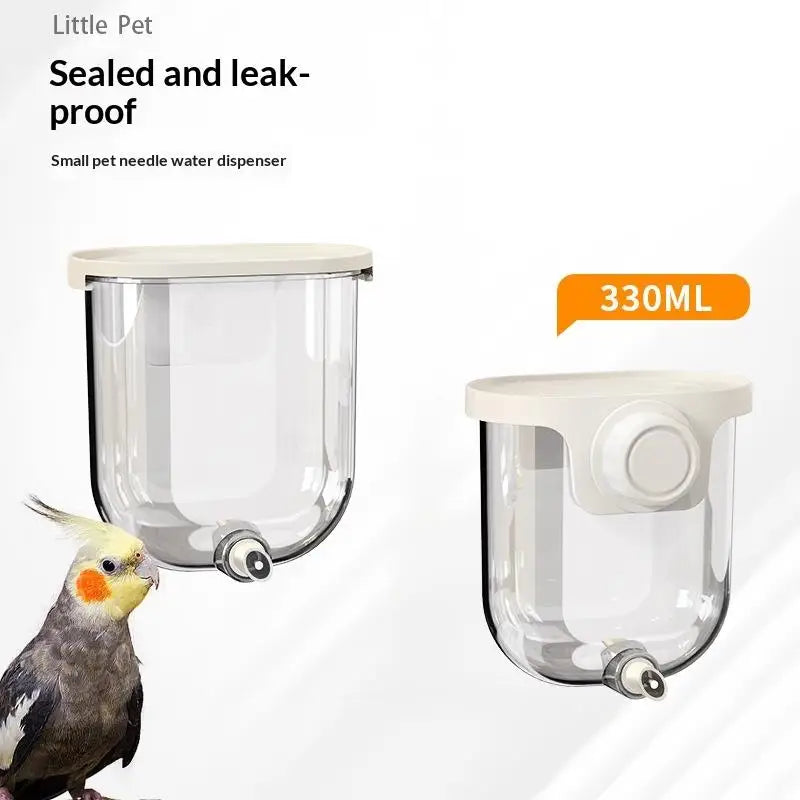 Bird Automatic No-Drip Waterer 330ml | Cage Hanging Feeder
