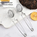 Fine Mesh Stainless Steel Tea Ball Infuser & Strainer